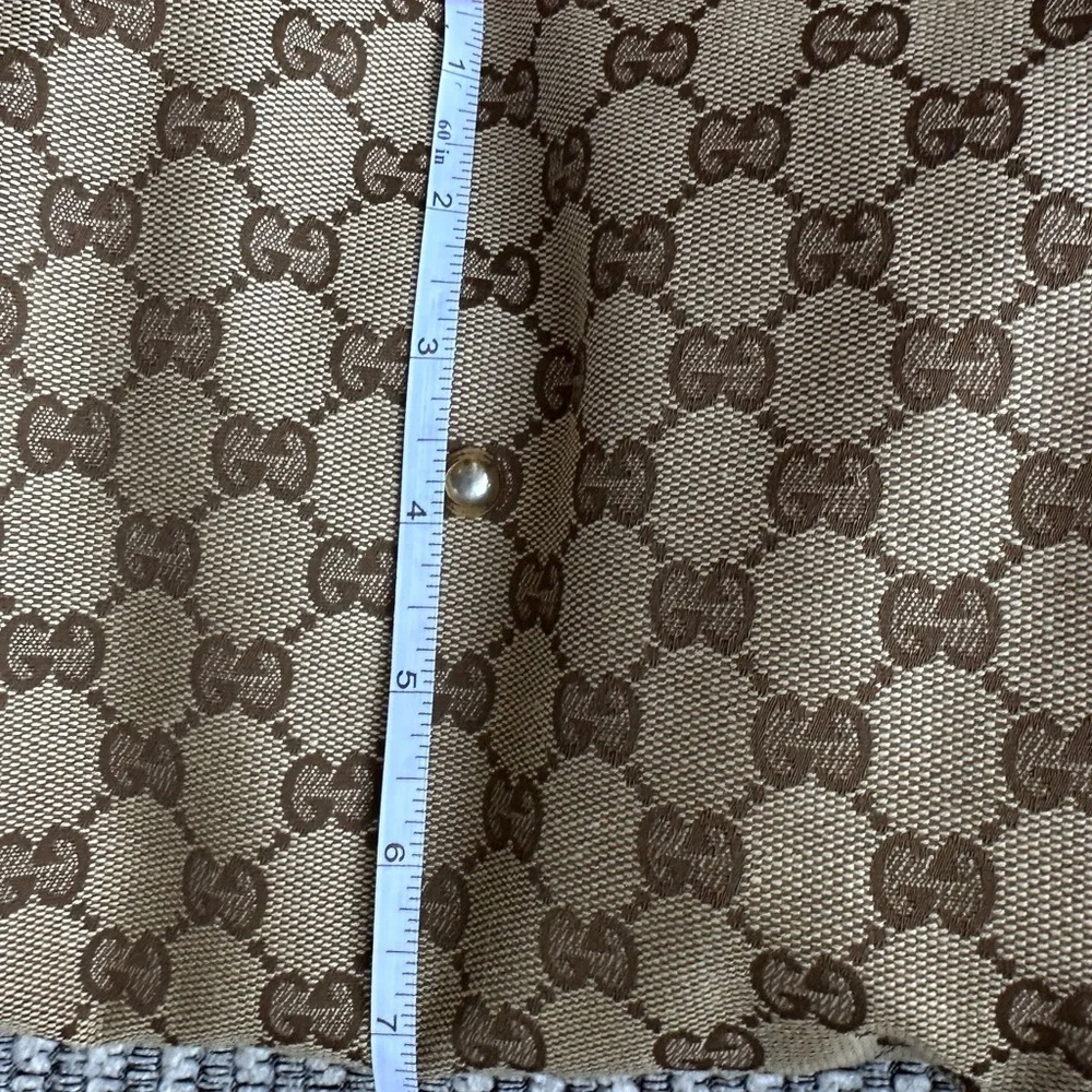 Authentic Gucci Large Bree Hobo Bag in GG Canvas - Picture 13 of 15